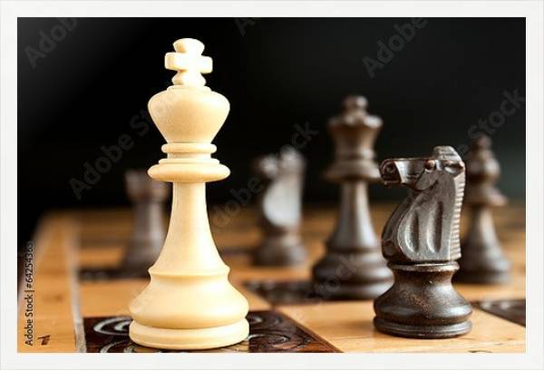 Постер Шахматы 2 с типом исполнения На холсте в раме в багетной раме 1727.7010