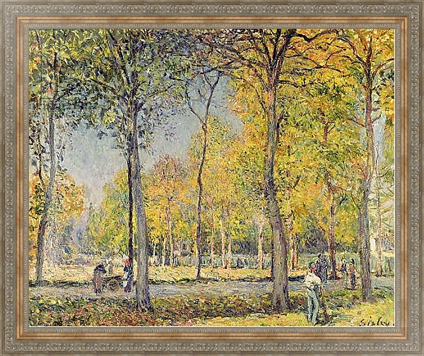 Постер The Bois de Boulogne с типом исполнения На холсте в раме в багетной раме 484.M48.310