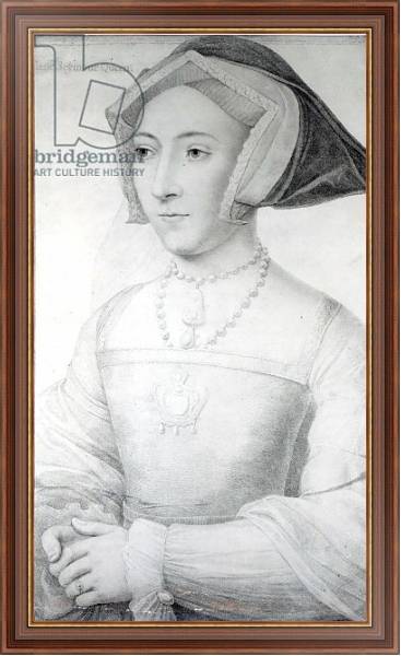 Постер Jane Seymour, c.1536 с типом исполнения На холсте в раме в багетной раме 35-M719P-83