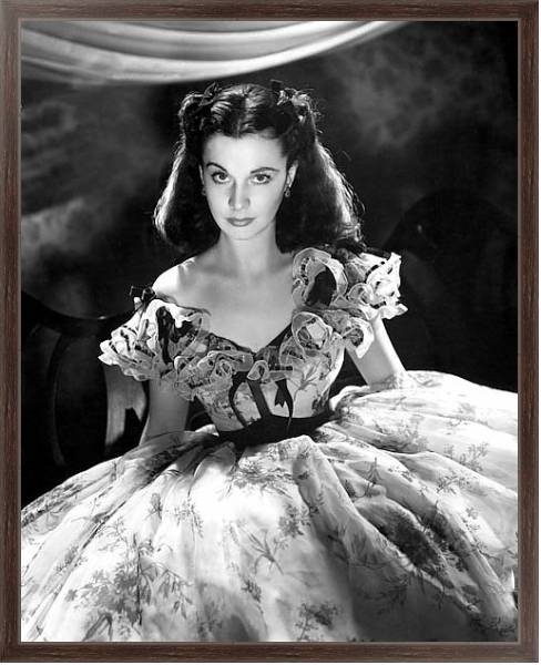 Постер Leigh, Vivien (Gone With The Wind)A с типом исполнения На холсте в раме в багетной раме 221-02