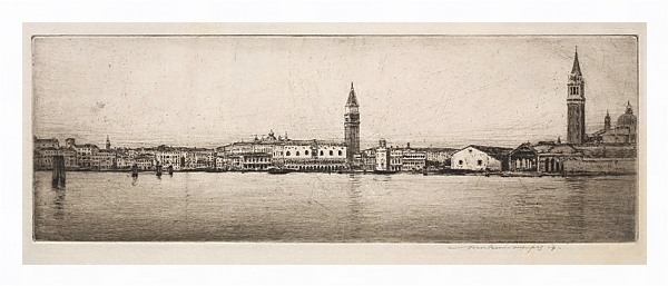Постер St. Mark’s Basin, Venice с типом исполнения На холсте в раме в багетной раме 221-03