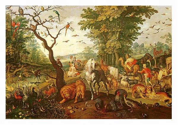 Постер Noah's Ark, after 1613 с типом исполнения На холсте в раме в багетной раме 221-03