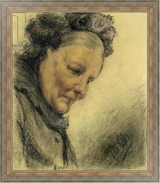 Постер Head of an Old Lady с типом исполнения На холсте в раме в багетной раме 484.M48.310