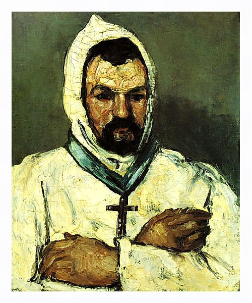 Постер Портрет дяди Доминика в монашеском облачении с типом исполнения На холсте в раме в багетной раме 221-03