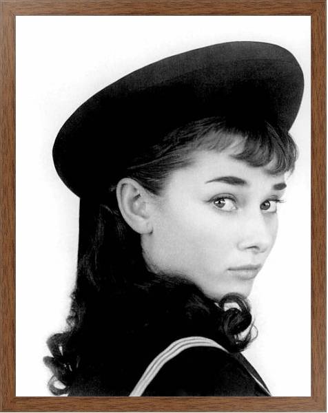 Постер Hepburn, Audrey 74 с типом исполнения На холсте в раме в багетной раме 1727.4310