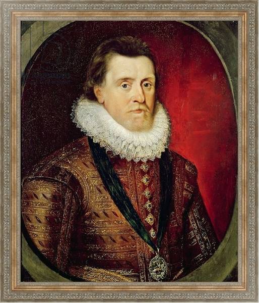 Постер James I с типом исполнения На холсте в раме в багетной раме 484.M48.310