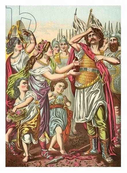 Постер Jephthah's Rash Vow с типом исполнения На холсте в раме в багетной раме 221-03