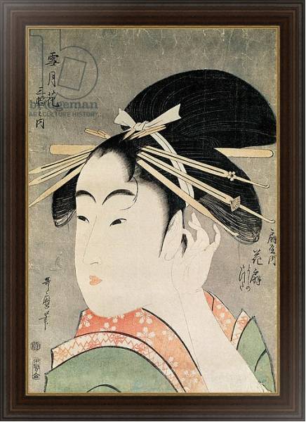 Постер Head of a Woman 4 с типом исполнения На холсте в раме в багетной раме 1.023.151