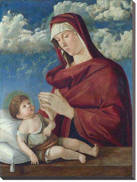 Постер Дева Мария с младенцем 21 с типом исполнения На холсте без рамы