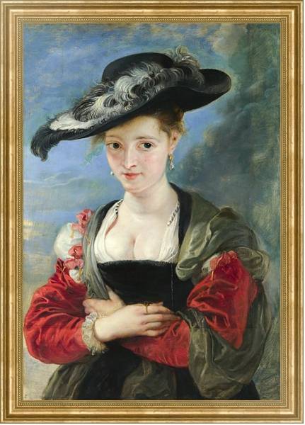 Постер Портрет Сюзанны Лунден с типом исполнения На холсте в раме в багетной раме NA033.1.051