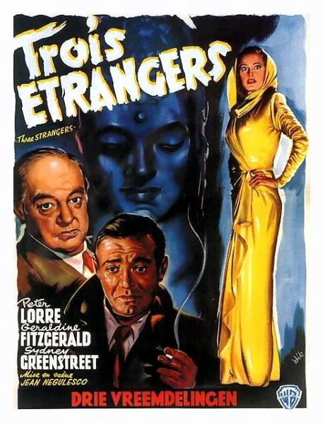 Постер Film Noir Poster - Third Man, The с типом исполнения На холсте в раме в багетной раме 221-03