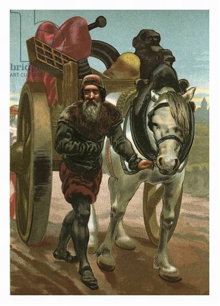 Постер Gutenberg expelled from Strasbourg с типом исполнения На холсте в раме в багетной раме 221-03