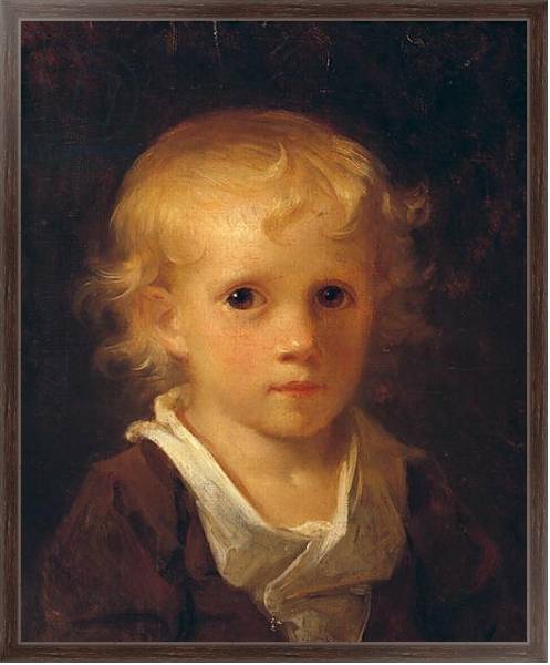 Постер Portrait of a Child 2 с типом исполнения На холсте в раме в багетной раме 221-02
