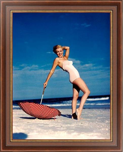 Постер Monroe, Marilyn 30 с типом исполнения На холсте в раме в багетной раме 35-M719P-83