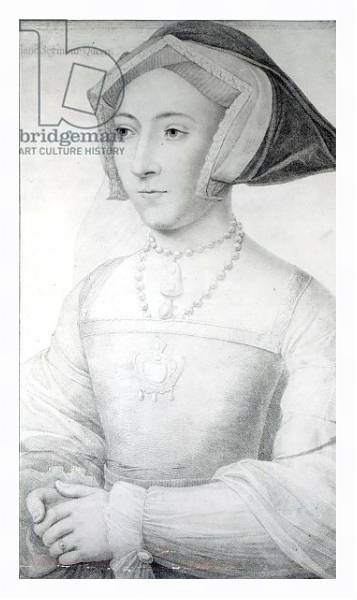 Постер Jane Seymour, c.1536 с типом исполнения На холсте в раме в багетной раме 221-03