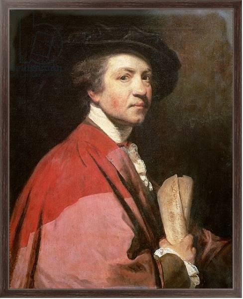 Постер Self Portrait, 1775 2 с типом исполнения На холсте в раме в багетной раме 221-02