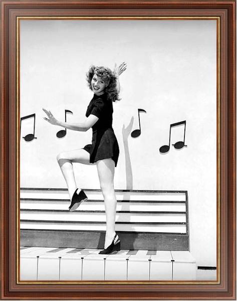 Постер Hayworth, Rita (Cover Girl) 3 с типом исполнения На холсте в раме в багетной раме 35-M719P-83