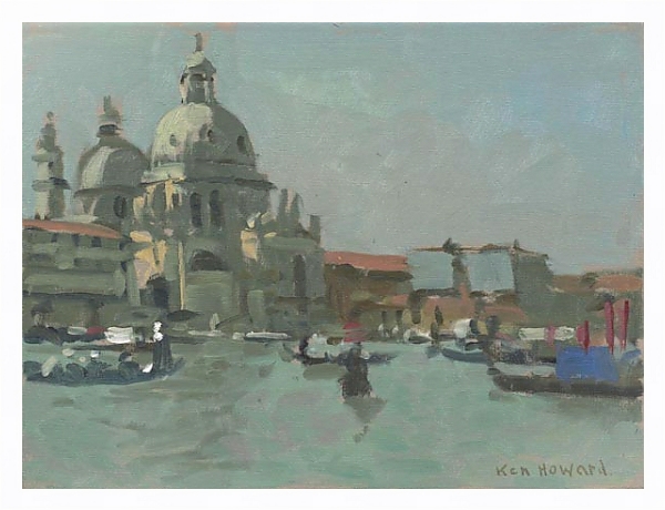 Постер Венеция 14 с типом исполнения На холсте в раме в багетной раме 221-03