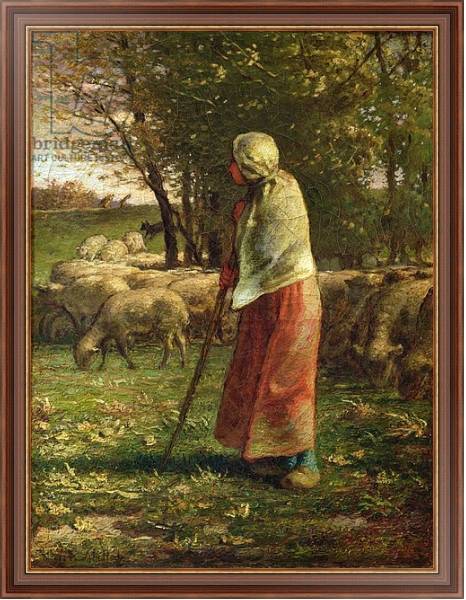 Постер The Little Shepherdess с типом исполнения На холсте в раме в багетной раме 35-M719P-83
