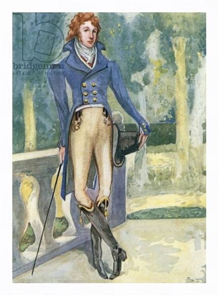 Постер A Man of the Time of George IV 1820-1830 с типом исполнения На холсте в раме в багетной раме 221-03