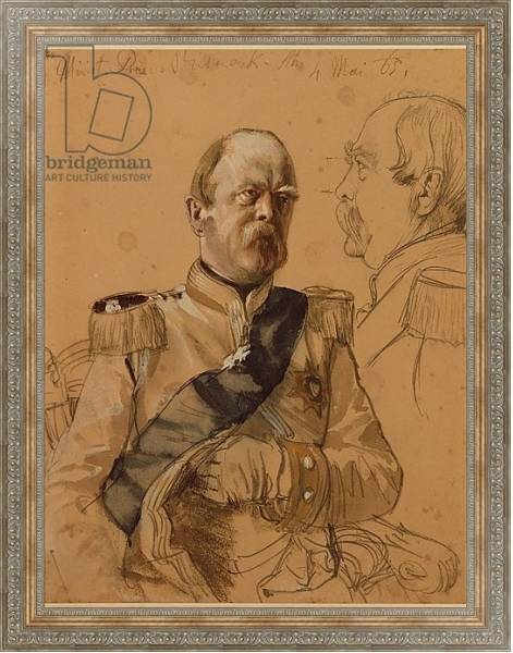 Постер Prince Otto von Bismarck, 1865 с типом исполнения На холсте в раме в багетной раме 484.M48.310