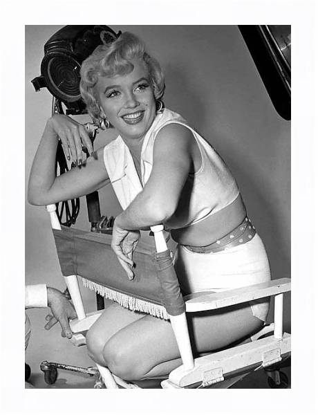 Постер Monroe, Marilyn 96 с типом исполнения На холсте в раме в багетной раме 221-03