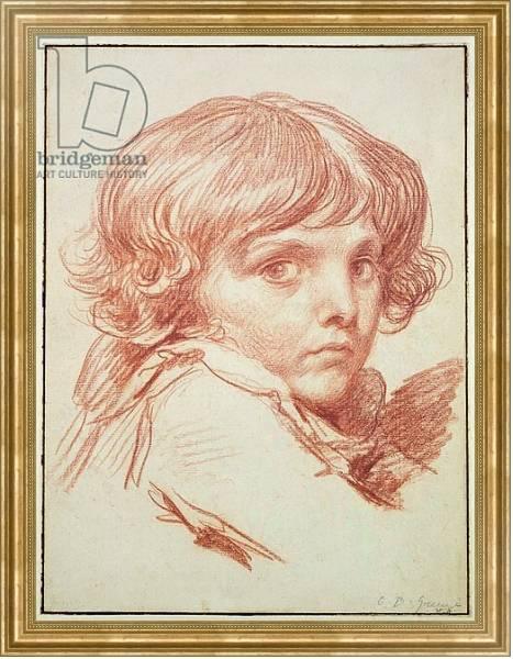 Постер Portrait of a Young Boy с типом исполнения На холсте в раме в багетной раме NA033.1.051