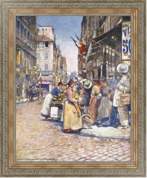 Постер A Corner at the Rue de Seine с типом исполнения На холсте в раме в багетной раме 484.M48.310