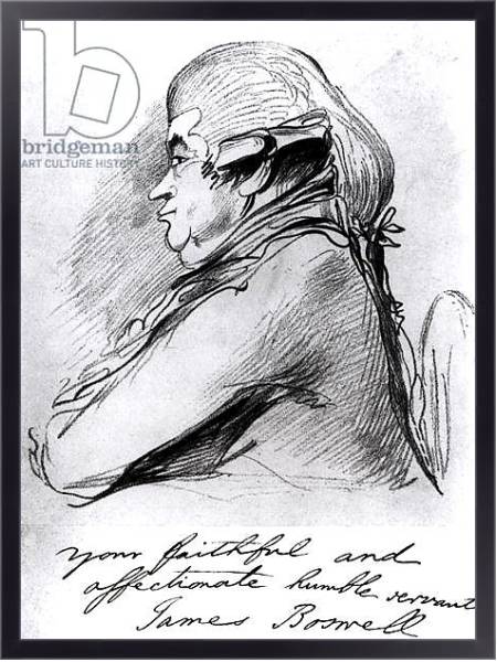 Постер James Boswell, c.1790-95 с типом исполнения На холсте в раме в багетной раме 221-01