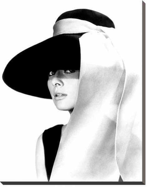 Постер Hepburn, Audrey 48 с типом исполнения На холсте без рамы