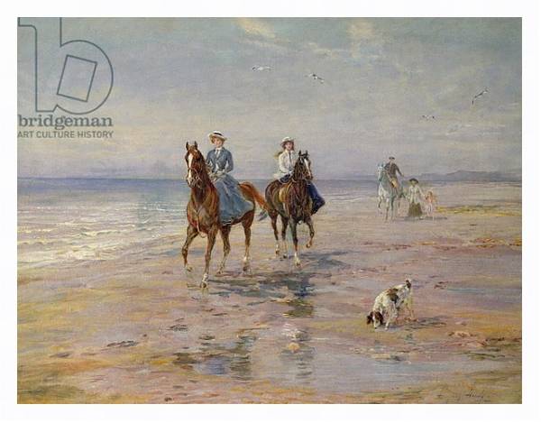 Постер A Ride on the Beach, Dublin с типом исполнения На холсте в раме в багетной раме 221-03
