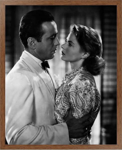 Постер Bogart, Humphrey (Casablanca) 4 с типом исполнения На холсте в раме в багетной раме 1727.4310