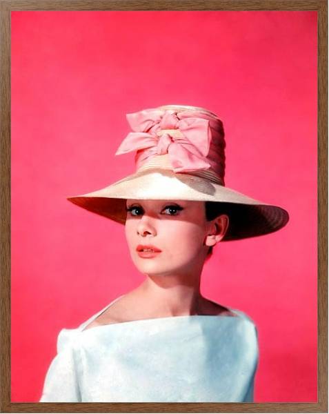 Постер Хепберн Одри 213 с типом исполнения На холсте в раме в багетной раме 1727.4310
