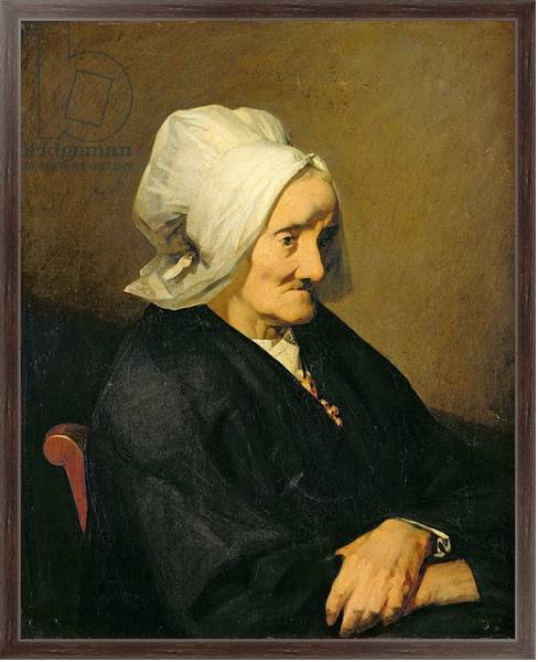 Постер Portrait of the Widow Roumy с типом исполнения На холсте в раме в багетной раме 221-02