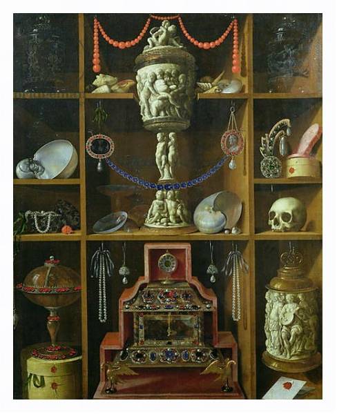 Постер Treasure Chest, 1666 с типом исполнения На холсте в раме в багетной раме 221-03