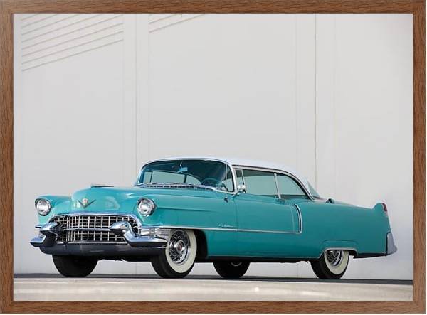 Постер Cadillac Sixty-Two Coupe DeVille '1955 с типом исполнения На холсте в раме в багетной раме 1727.4310