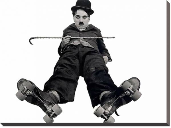 Постер Chaplin, Charlie (Rink, The) с типом исполнения На холсте без рамы
