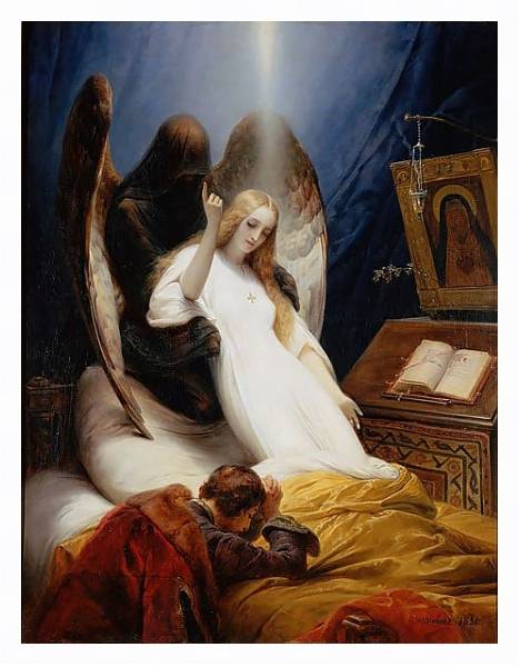 Постер Angel of the Death с типом исполнения На холсте в раме в багетной раме 221-03