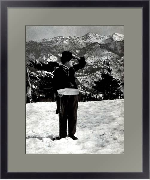 Постер Chaplin, Charlie (Gold Rush, The) с типом исполнения Под стеклом в багетной раме 221-01