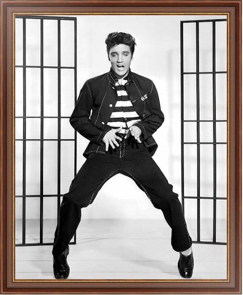 Постер Presley, Elvis (Jailhouse Rock) 2 с типом исполнения На холсте в раме в багетной раме 35-M719P-83