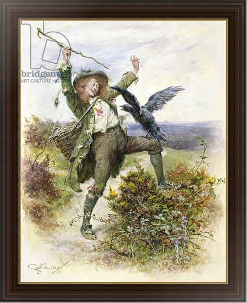 Постер Barnaby Rudge and the Raven Grip с типом исполнения На холсте в раме в багетной раме 1.023.151