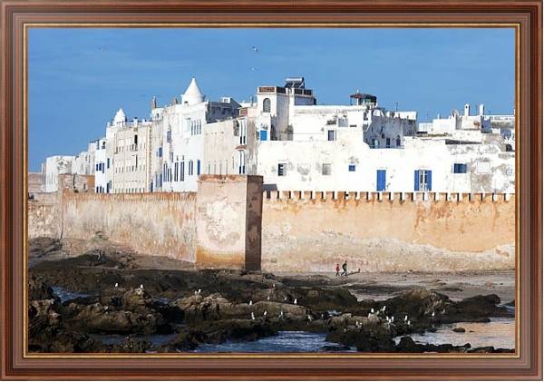 Постер Марокко. Портовый город Эс-Сувейра с типом исполнения На холсте в раме в багетной раме 35-M719P-83