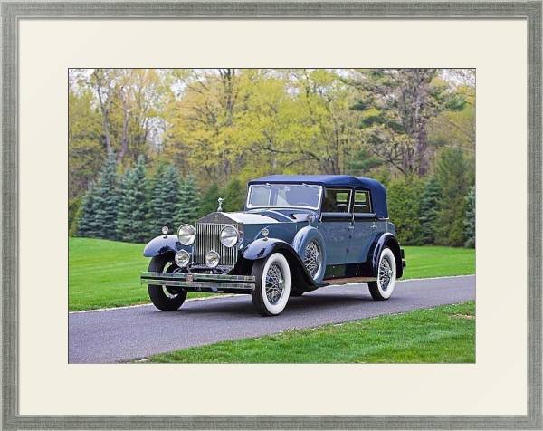 Постер Rolls-Royce Phantom Convertible Sedan by Hibbard & Darrin (I) '1929 с типом исполнения Под стеклом в багетной раме 1727.2510