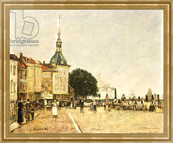 Постер Dordrecht, La Ville, 1884 с типом исполнения На холсте в раме в багетной раме NA033.1.051