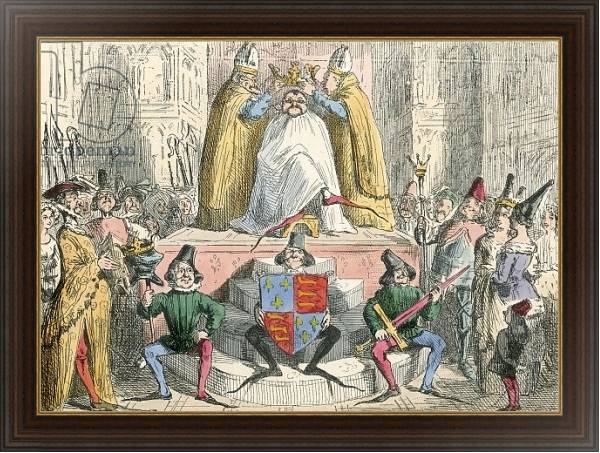 Постер Coronation of Henry the Fourth с типом исполнения На холсте в раме в багетной раме 1.023.151