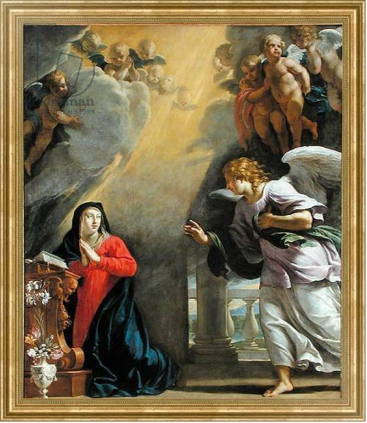 Постер The Annunciation 6 с типом исполнения На холсте в раме в багетной раме NA033.1.051