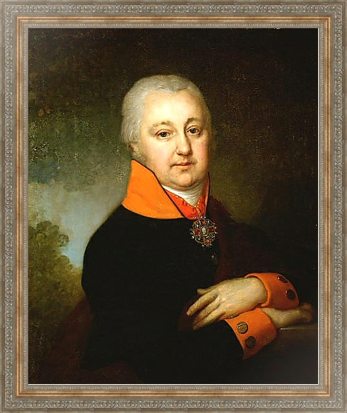 Постер Портрет Н.М.Яковлева. 1802 с типом исполнения На холсте в раме в багетной раме 484.M48.310