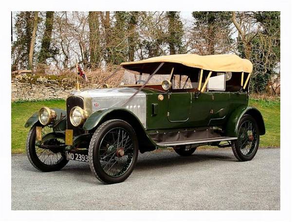 Постер Vauxhall D-Type Tourer '1915 с типом исполнения На холсте в раме в багетной раме 221-03