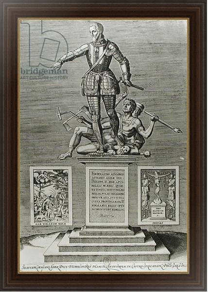 Постер Portrait Glorifying Ferdinand Alvarez of Toledo Duke of Alba с типом исполнения На холсте в раме в багетной раме 1.023.151