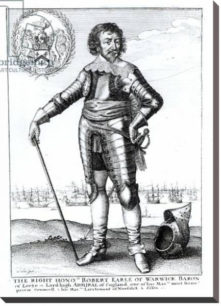 Постер Robert Rich, 2nd Earl of Warwick с типом исполнения На холсте без рамы